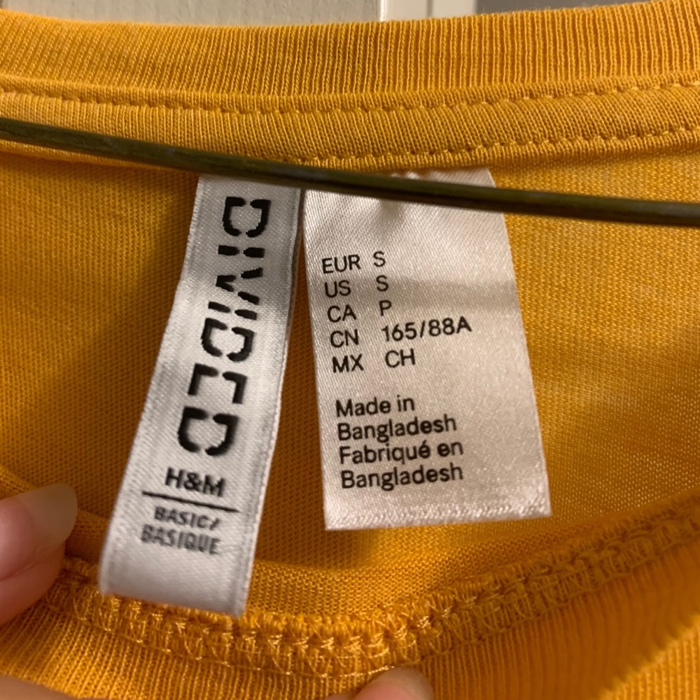 Yellow tshirt dress
